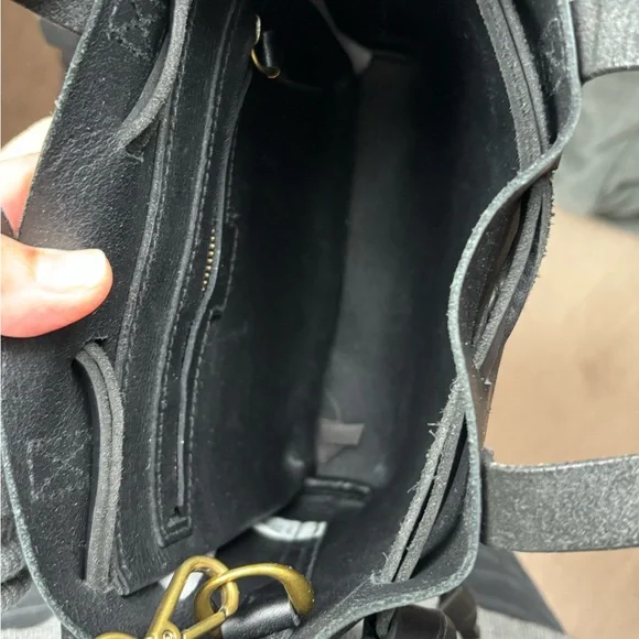 Madewell Black leather bag - Picture 5 of 6